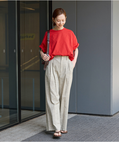 JOURNAL STANDARD(ジャーナルスタンダード)の「《追加2》タックスウェットTシャツ(Tシャツ/カットソー・レディース・ブラック系その他/Red/ブラウン系その他/ホワイト・FREE)」の17枚目の写真