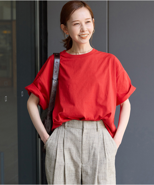 JOURNAL STANDARD(ジャーナルスタンダード)の「《追加2》タックスウェットTシャツ(Tシャツ/カットソー・レディース・ブラック系その他/Red/ブラウン系その他/ホワイト・FREE)」の18枚目の写真