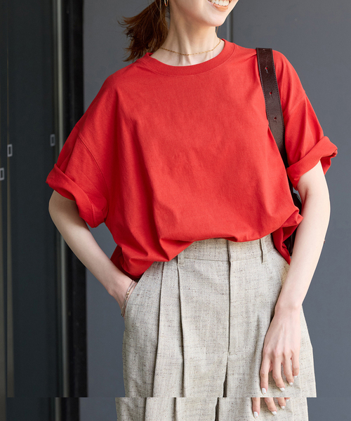 JOURNAL STANDARD(ジャーナルスタンダード)の「《追加2》タックスウェットTシャツ(Tシャツ/カットソー・レディース・ブラック系その他/Red/ブラウン系その他/ホワイト・FREE)」の19枚目の写真
