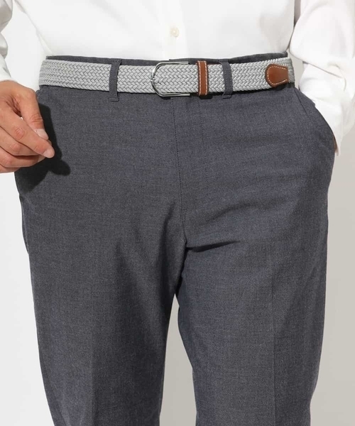 a.v.v（アーヴェヴェ）の「【ON/OFF兼用】プレーンゴムベルト（ベルト・メンズ・ブラック/ライトグレー/モカ・46）」の3枚目の写真