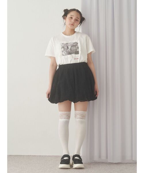 merry jenny（メリージェニー）の「ribbonジャガードスニーカー（スニーカー・レディース・ブルー/オフホワイト/ブラック・MEDIUM/LARGE）」の10枚目の写真