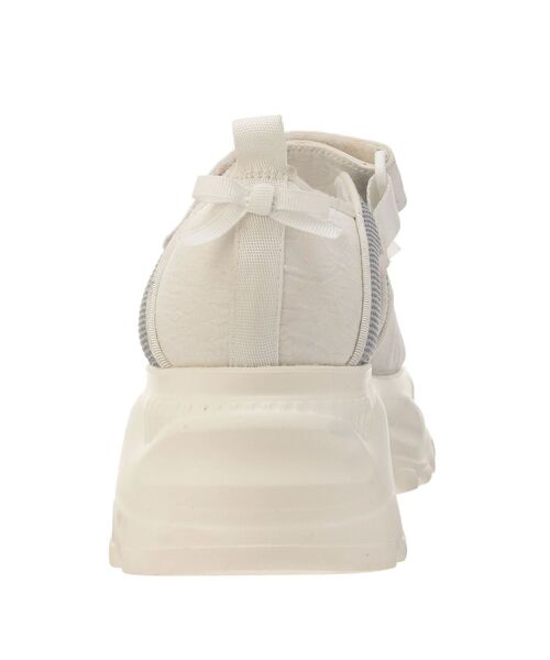 merry jenny（メリージェニー）の「ribbonジャガードスニーカー（スニーカー・レディース・ブルー/オフホワイト/ブラック・MEDIUM/LARGE）」の7枚目の写真