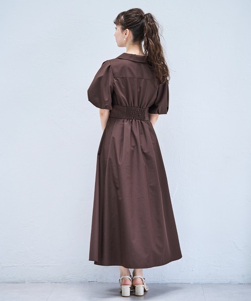 【未使用】パトゥ　シャツワンピース　ブルー　リボン　2022　ドゥロワー トランテアン ソン ドゥ モード 31 Sons de mode 2025春夏新作