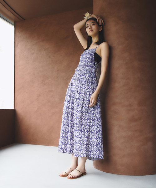 SARA MALLIKA サラ マリカ プリントドレス ワンピース ロング