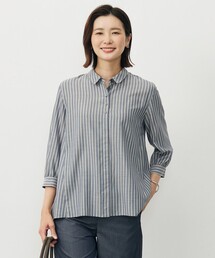 【洗える】ウォッシャブルキュプラツイル シャツ