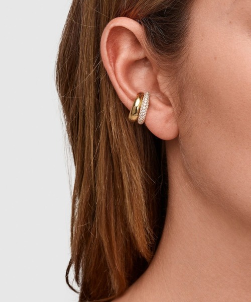 TOMWOOD】Ear Cuff Thick Gold イヤーカフ ゴールド ユニ