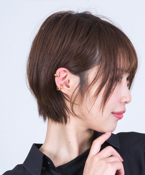 セール】【TOMWOOD】Ear Cuff Thick Gold イヤーカフ ゴールド