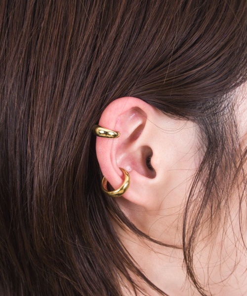 TOMWOOD】Ear Cuff Thick Gold イヤーカフ ゴールド ユニ