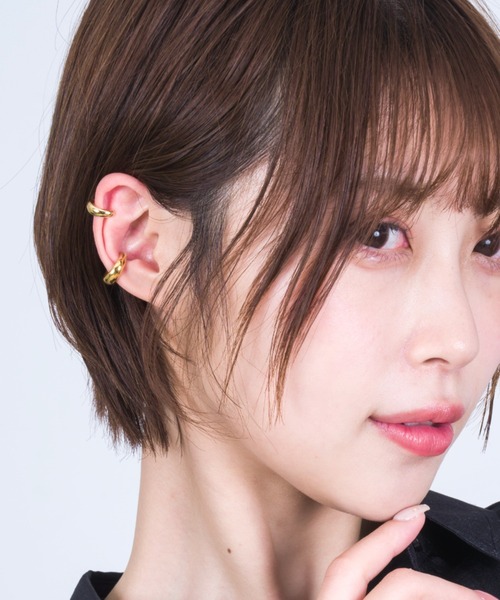 セール】【TOMWOOD】Ear Cuff Thick Gold イヤーカフ ゴールド