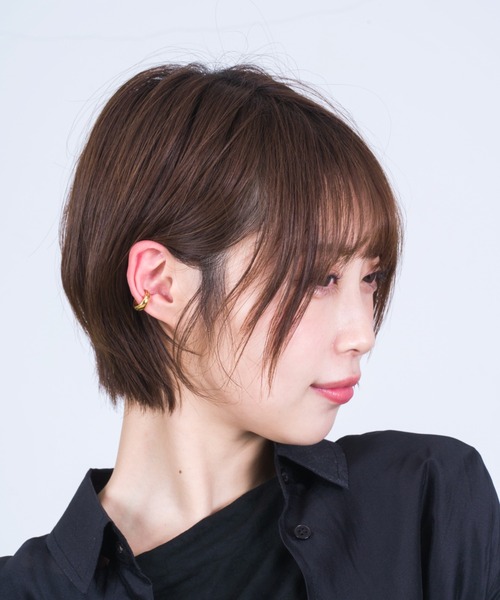 TOM WOOD(トムウッド)の「【TOMWOOD】Ear Cuff Thick Gold イヤーカフ ゴールド ユニセックス(イヤーカフ・レディース・ゴールド・S/M)」の21枚目の写真