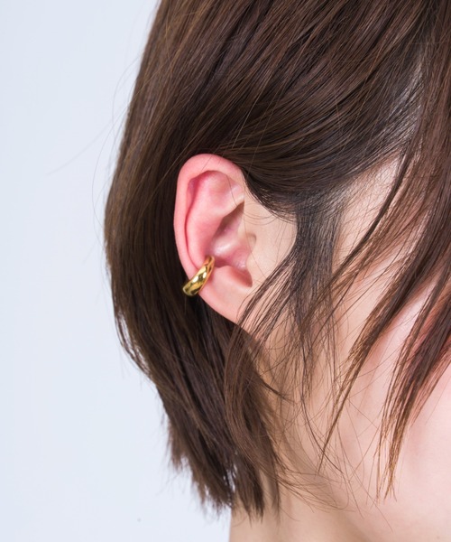 TOMWOOD】Ear Cuff Thick Gold イヤーカフ ゴールド ユニ