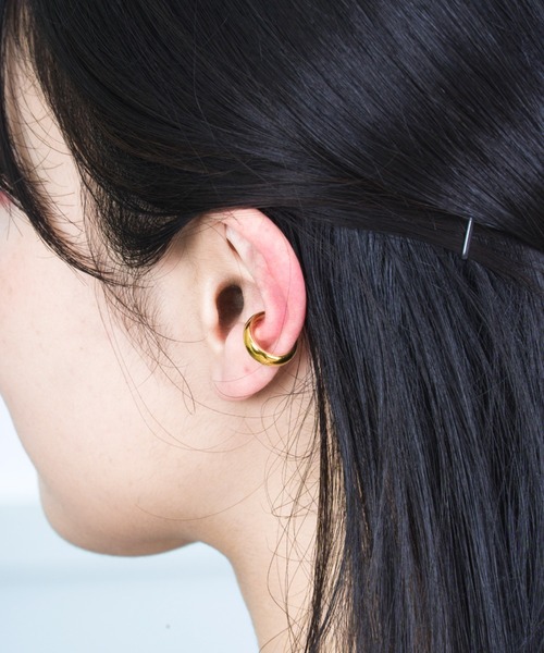 送税込【AMY O】Bold Suspender Ear Cuff イヤーカフ(2色)国内発 TOMWOOD】Ear Cuff Thick Gold イヤーカフ ゴールド ユニ