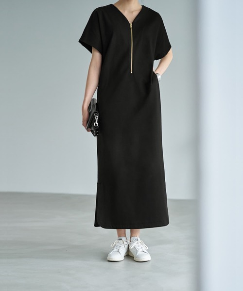 フロントジップ ミディアムワンピース r-4611 pk-00953_6.jpg