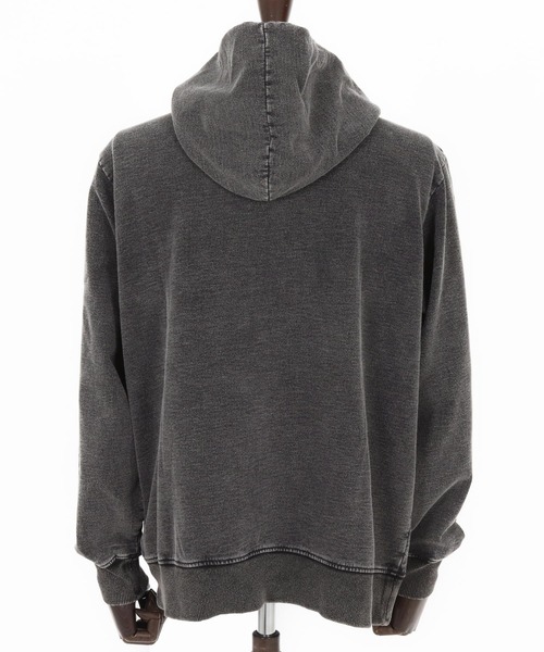 mpa3848- Fleece Lining Indigo Sweat Riders Zip Parka ジップ