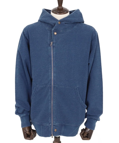 SKYLRK フルジッパーパーカー 青 SKYLRK Zip Hoodie 