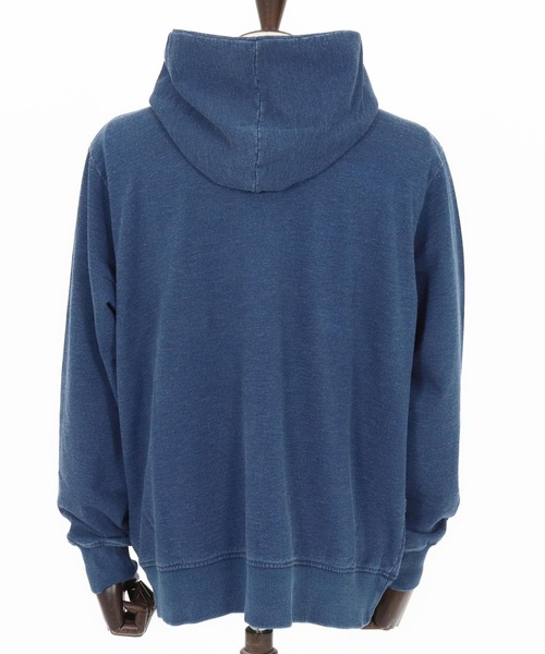 CAMBIO(カンビオ)の「mpa3848- Fleece Lining Indigo Sweat Riders Zip Parka ジップパーカー(パーカー・メンズ・ブラック/インディゴブルー・S/M/L)」の17枚目の写真