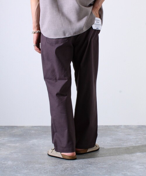 GLOSTER（グロスター）の「【追加販売】【GLOSTER/グロスター】TROPICAL GOODNESS イージーサマーパンツ（その他パンツ・メンズ・ネイビー/ホワイト系その他/ピンク/アイボリー/ブルー/チャコールグレー・S/M/L）」の11枚目の写真