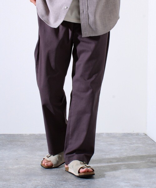 GLOSTER（グロスター）の「【追加販売】【GLOSTER/グロスター】TROPICAL GOODNESS イージーサマーパンツ（その他パンツ・メンズ・ネイビー/ホワイト系その他/ピンク/アイボリー/ブルー/チャコールグレー・S/M/L）」の13枚目の写真