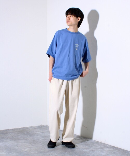 GLOSTER（グロスター）の「【追加販売】【GLOSTER/グロスター】TROPICAL GOODNESS イージーサマーパンツ（その他パンツ・メンズ・ネイビー/ホワイト系その他/ピンク/アイボリー/ブルー/チャコールグレー・S/M/L）」の18枚目の写真