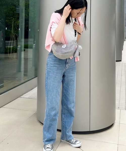 ACCOMMODE（アコモデ）の「カラップメッシュショルダー（ショルダーバッグ・レディース・ブラック/ブルー/グレー/アイボリー/カーキ/ミント/オレンジ/パープル・FREE）」の16枚目の写真