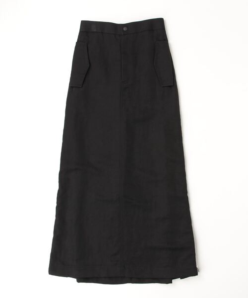 DOUBLE STANDARD CLOTHING(ダブルスタンダードクロージング)の「MA-1 スカート(スカート・レディース・ブラック/オフホワイト・38/36)」の4枚目の写真