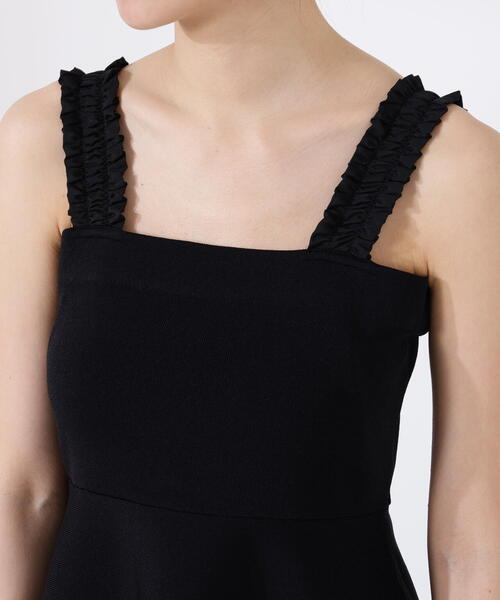 PROPORTION BODY DRESSING(プロポーションボディドレッシング)の「ペプラムキャミセットアップ / 1215240602(ワンピース・レディース・ブラック/ダークグレー・MEDIUM/P/S)」の12枚目の写真