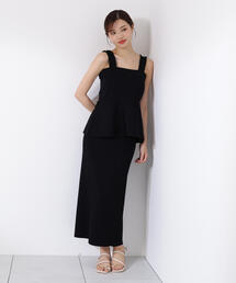 PROPORTION BODY DRESSING | ペプラムキャミセットアップ / 1215240602(ワンピース)