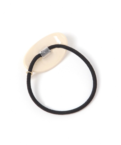 niko and...(ニコアンド)の「カラーストーンヘアゴム(ヘアゴム・レディース・ブラック/アイボリー・0)」の3枚目の写真
