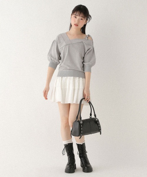 Heather(ヘザー)の「ハトメミニボストンBAG 577057(ボストンバッグ・レディース・ブラック/ブラウン・ONE SIZE)」の13枚目の写真