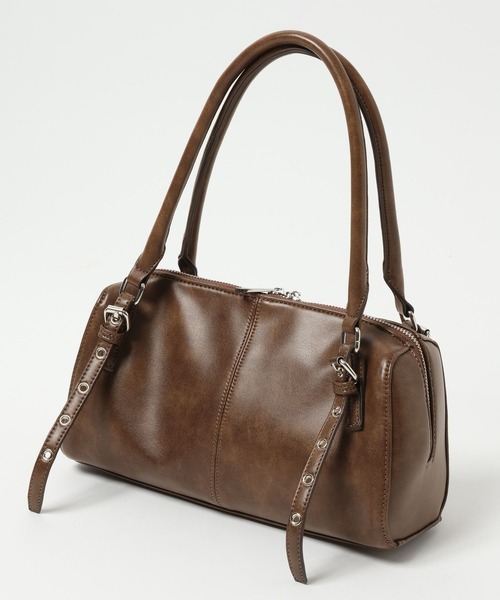 Heather(ヘザー)の「ハトメミニボストンBAG 577057(ボストンバッグ・レディース・ブラック/ブラウン・ONE SIZE)」の11枚目の写真