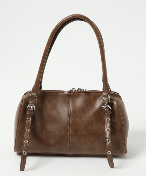 Heather(ヘザー)の「ハトメミニボストンBAG 577057(ボストンバッグ・レディース・ブラック/ブラウン・ONE SIZE)」の10枚目の写真