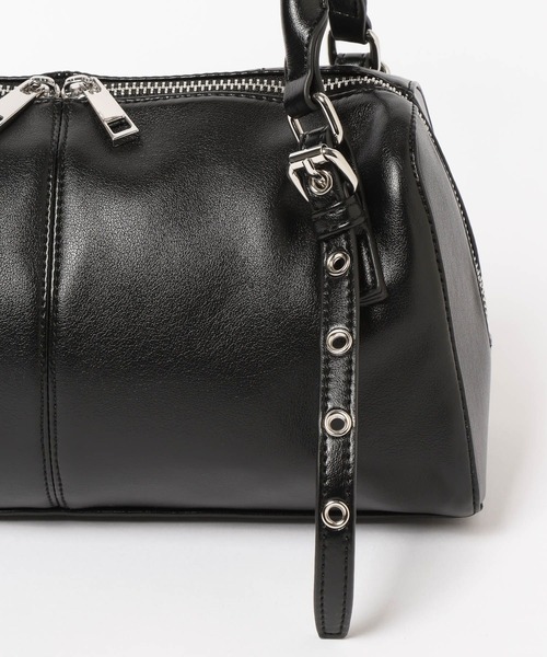 Heather(ヘザー)の「ハトメミニボストンBAG 577057(ボストンバッグ・レディース・ブラック/ブラウン・ONE SIZE)」の7枚目の写真