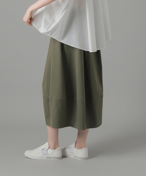 ZUCCa（ズッカ）の「スパンPEストレッチツイル / スカート / S（スカート・レディース・カーキ/ブラック/ブラウン・M size）」の5枚目の写真