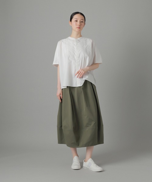 ZUCCa（ズッカ）の「スパンPEストレッチツイル / スカート / S（スカート・レディース・カーキ/ブラック/ブラウン・M size）」の4枚目の写真