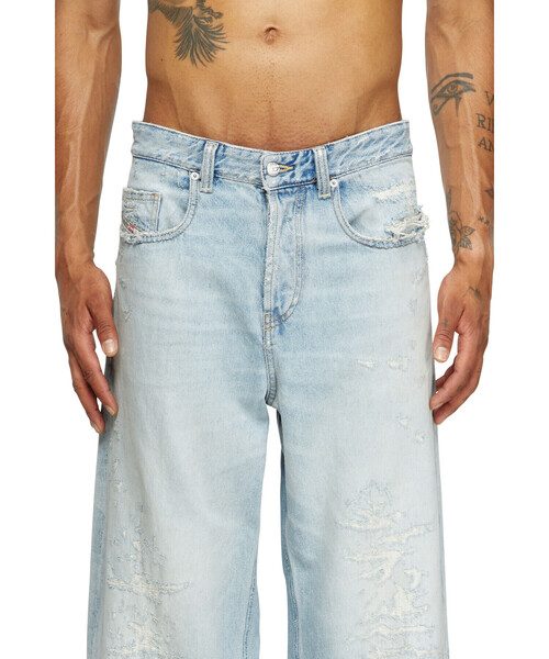 メンズ ワイドデニムパンツ RELAXED 2001 D-MACRO L.30（デニムパンツ