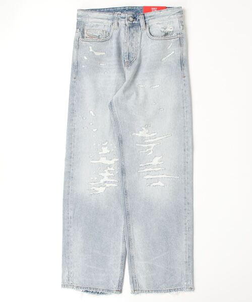 DIESEL ワイドデニム メンズ ワイドデニムパンツ RELAXED 2001 D-MACRO L.30（デニムパンツ