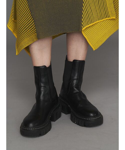 アンスリード UN3D ブーツ 36 UN3D．SOLE SIDEGORE BOOTS | UN3D