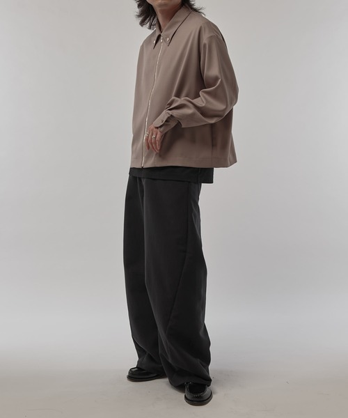 CULLNI/クルニ】ボタンダウンZIPシャツ（シャツ/ブラウス）｜CULLNI