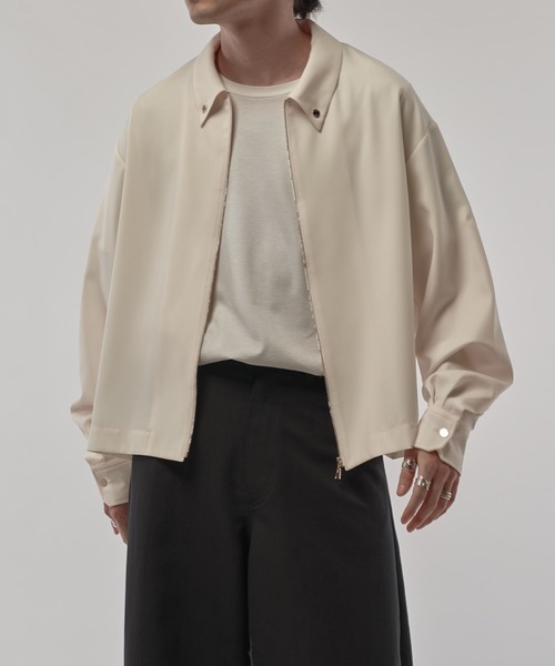 CULLNI クルニ ニュー スタンダード ジップ シャツ CULLNI（クルニ）の「STUDIOUS別注 New Standard BICOLOR ZIP S