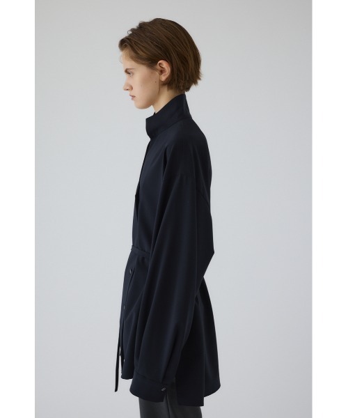 RIM.ARK 26SS W-zip stand collar JK ブラック Stand collar JK like SH(FREE BLACK): RIM.ARK: WOMENS｜ STUDIOUS