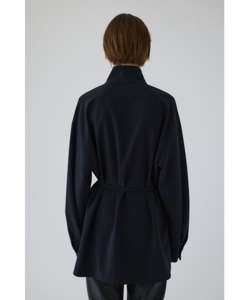 RIM.ARK 26SS W-zip stand collar JK ブラック Stand collar JK like SH(FREE BLACK): RIM.ARK: WOMENS｜ STUDIOUS