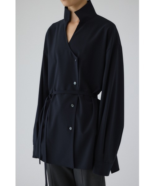 RIM.ARK 26SS W-zip stand collar JK ブラック RIM.ARK | W-zip stand collar JK (JACKETS ) |RIM.ARK ONLINE STORE