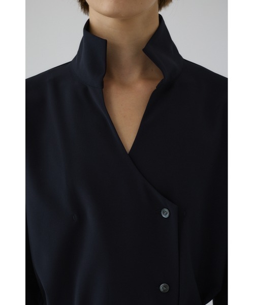RIM.ARK 26SS W-zip stand collar JK ブラック RIM.ARK(リムアーク)｜W-zip stand collar JK/ジャケット/アイボリー