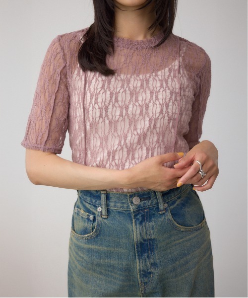 セール】スウィッチングレーストップス（Tシャツ/カットソー）｜AZUL