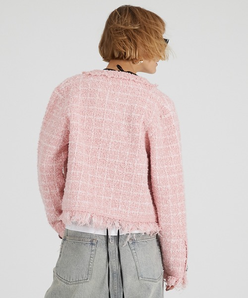 ツイードニットカーディガン / Tweed Knit Cardigan（カーディガン