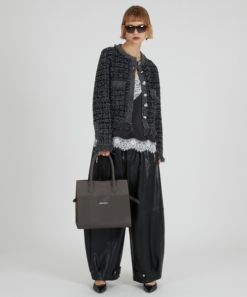 ツイードニットカーディガン / Tweed Knit Cardigan（カーディガン