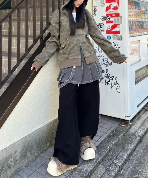 セール】【Rosen Kreuz】the taste“V” WIDE OVERFIT SET UP PANTS