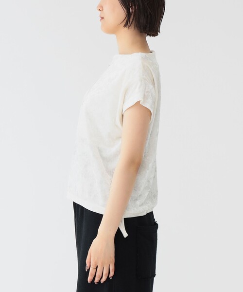 tシャツ maturely / ベロア ジッパー トップ レディース maturely / ベロア ジッパー トップ（Tシャツ/カットソー