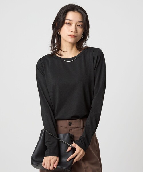 セール】テンジク ラメ ロングスリーブ カットソー(Tシャツ セール】テンジク ラメ ロングスリーブ カットソー(Tシャツ