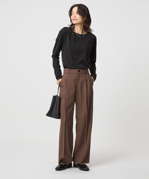 セール】テンジク ラメ ロングスリーブ カットソー（Tシャツ